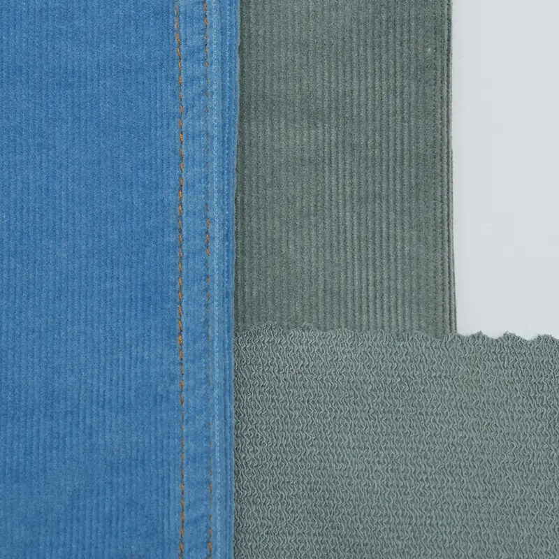 GS1338 Cotton مزدوج سروال مصبوغ النسيج